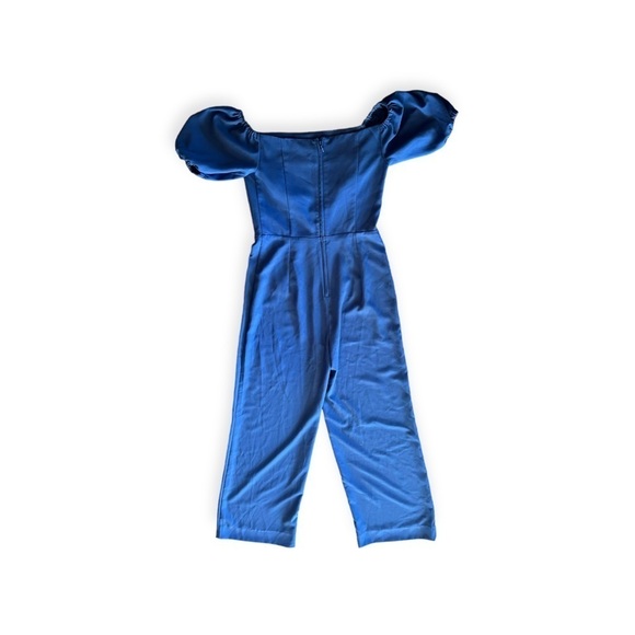 Lilly Pulitzer jumper jumpsuit blue short sleeve Size 0 XS - Picture 3 of 7